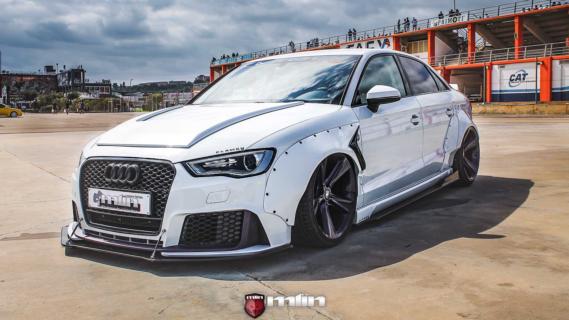 Audi A Sedan V Sedan Look Rs Mas Wide Body Kit Carmen Mlin