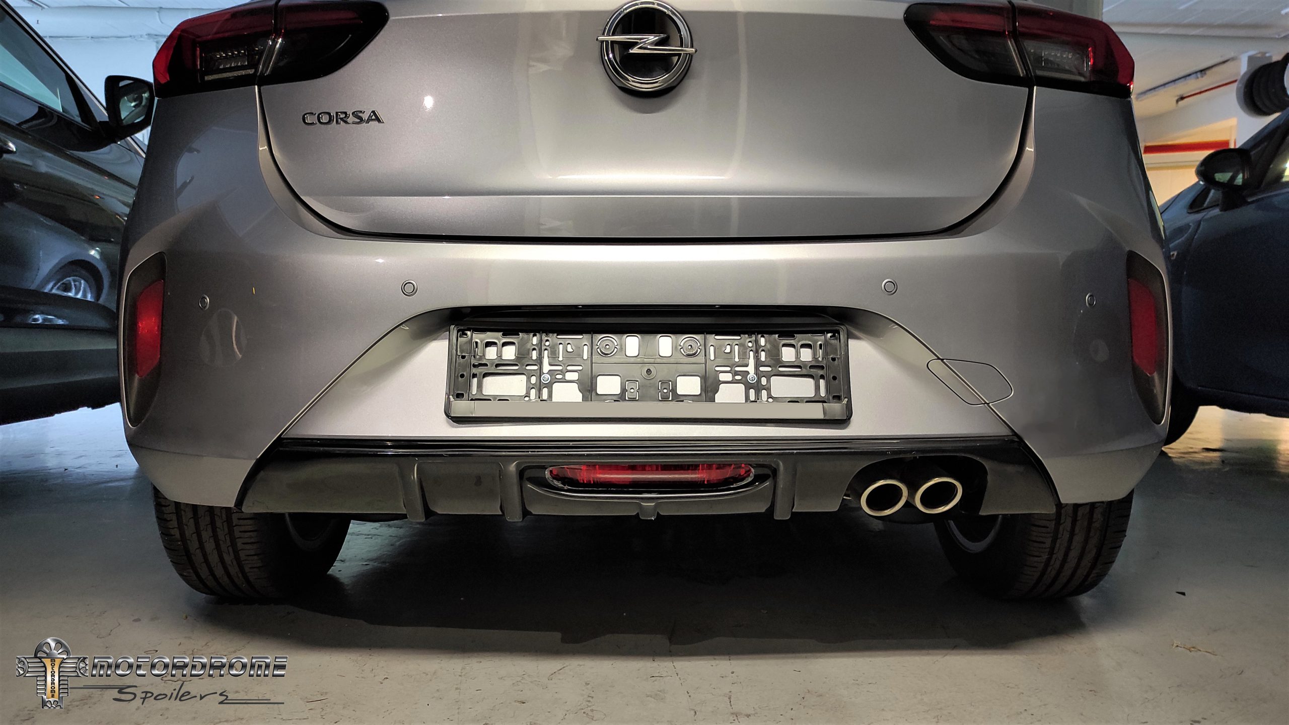 Rear Diffuser with Dual Exhaust Opel Corsa F GS-Line (2019-) – Tienda Mlin
