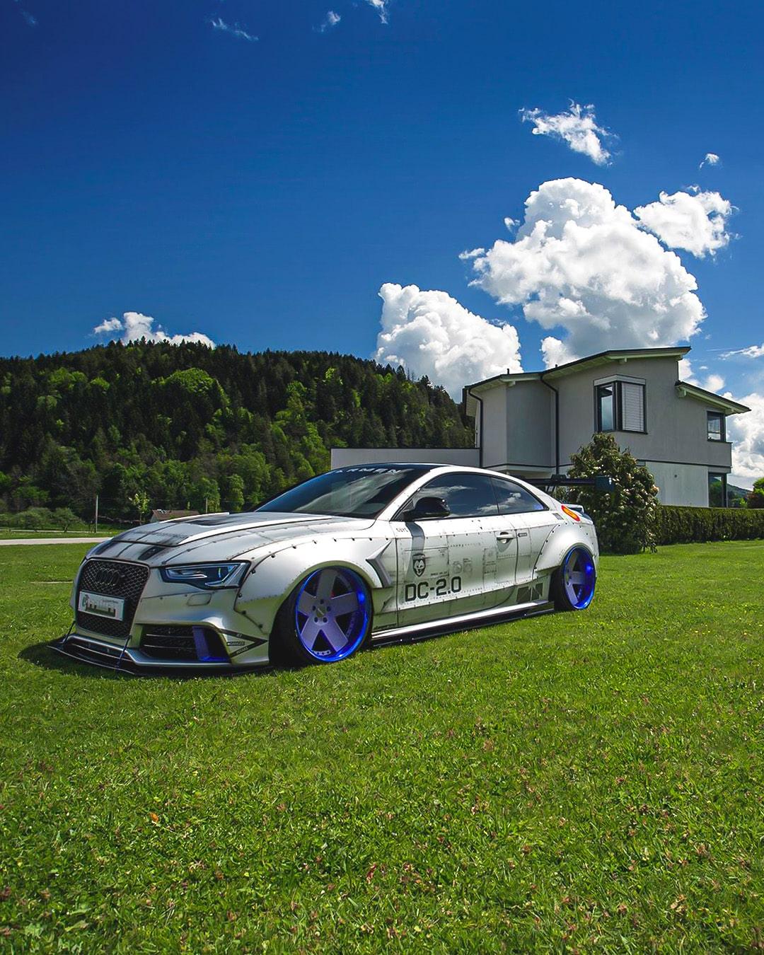 Audi A5 mlin wide body kit worthersee