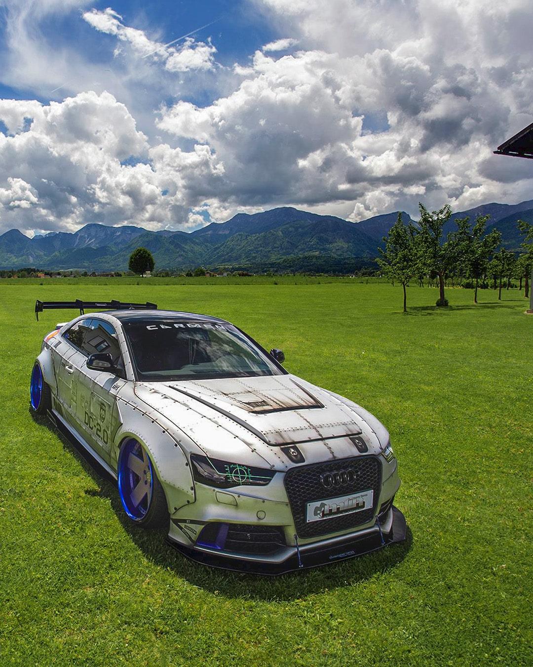 Audi A5 mlin wide body kit worthersee