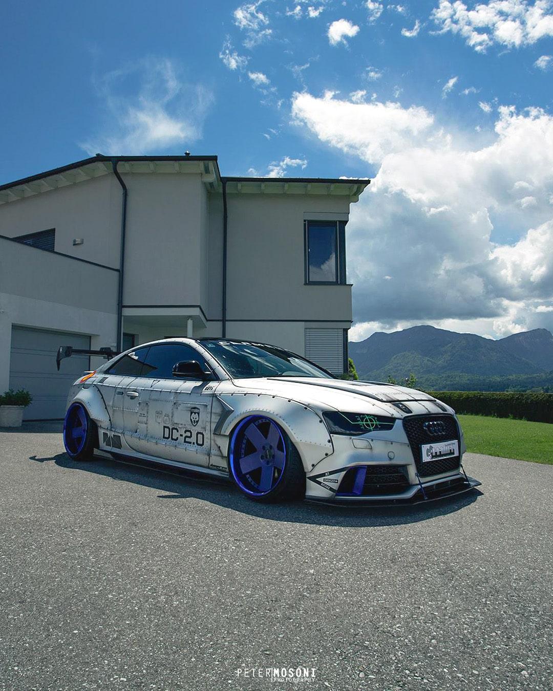 Audi A5 mlin wide body kit worthersee