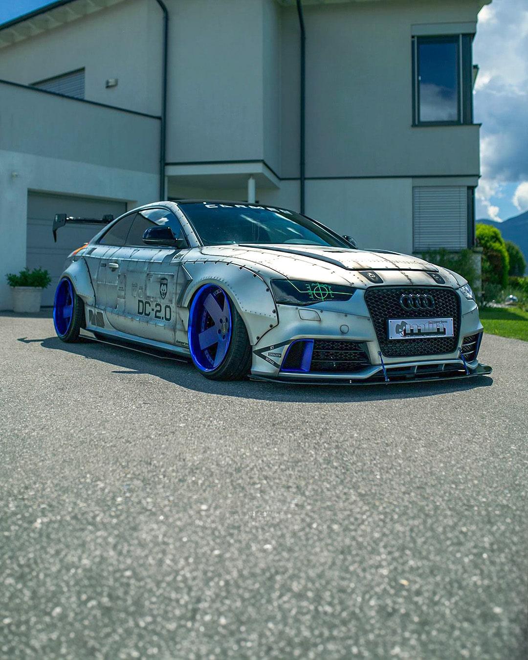 Audi A5 mlin wide body kit worthersee