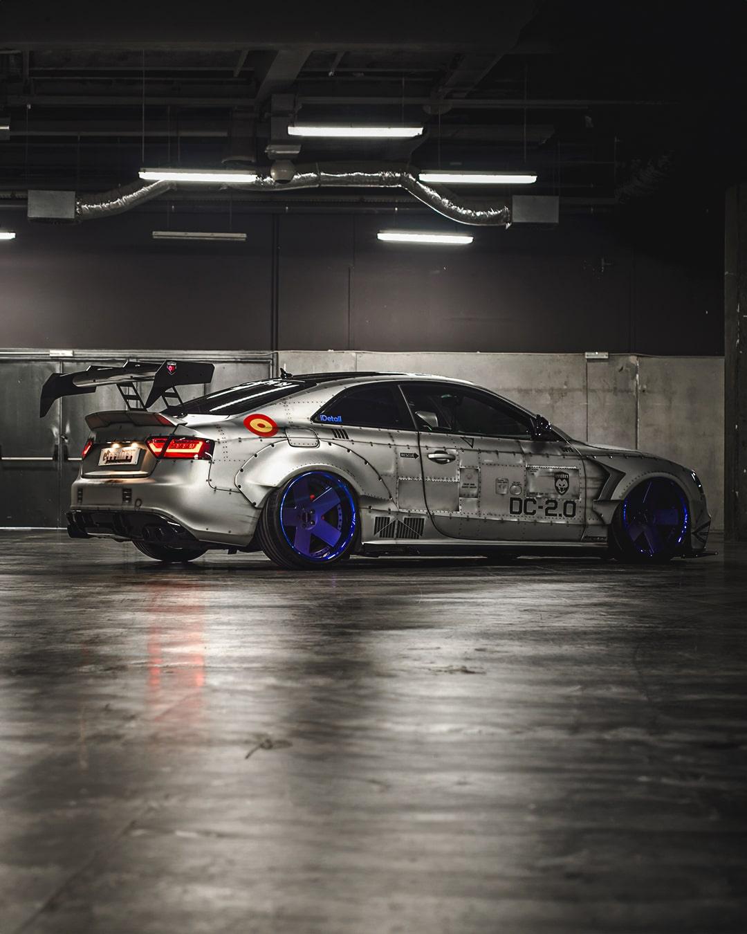 Audi A5 2.0TFS Mlin, llantas 20" forged Damnraw, airlift suspension, wide body kit, carmen48 body kit, front and rear bumpers RS5 style.