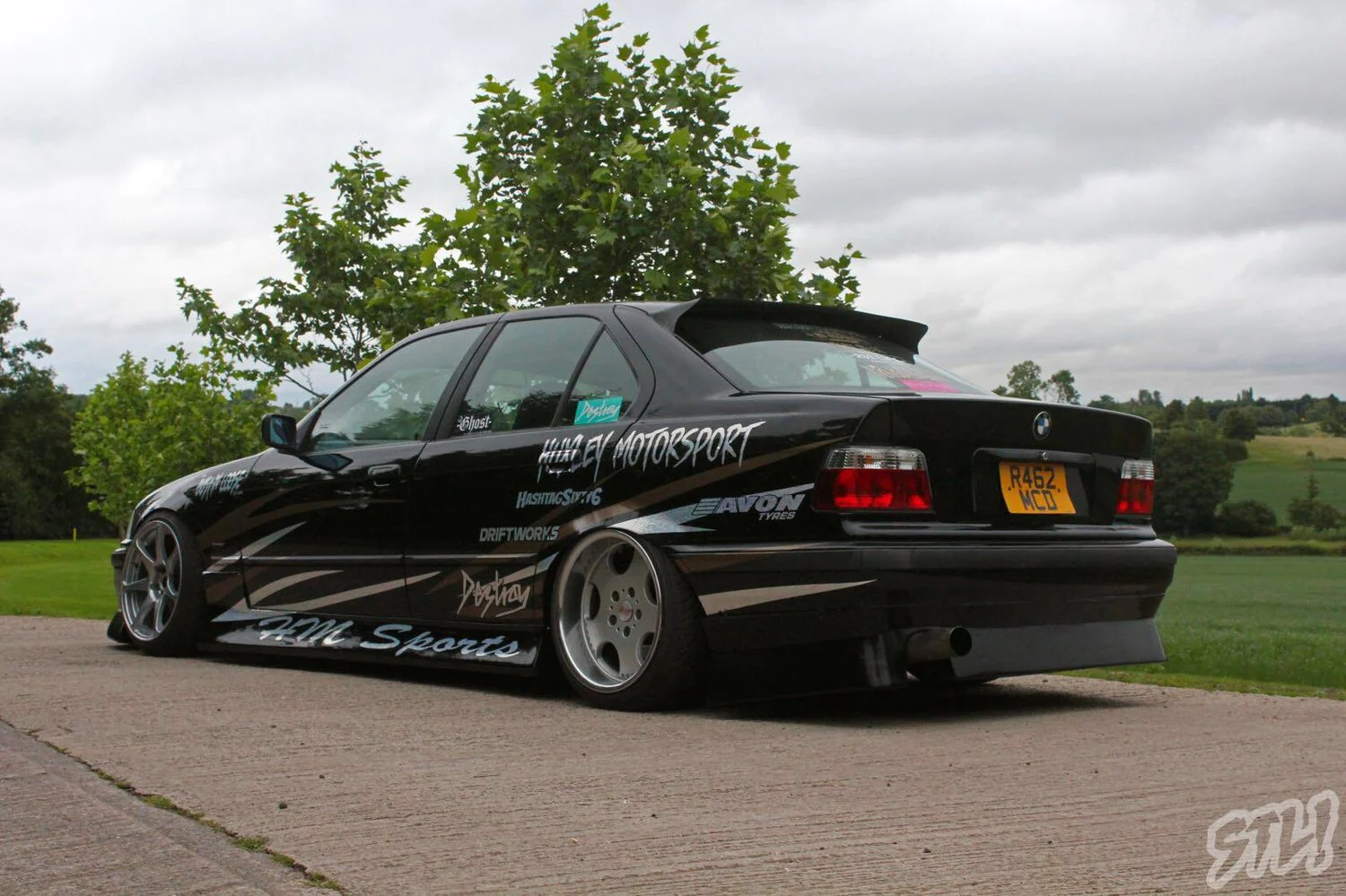BMW e36 tuneado con vinilo ejemplo 3