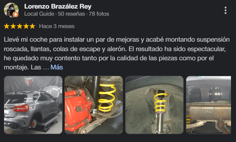 Taller mecánico Valencia reseña Mlin 2