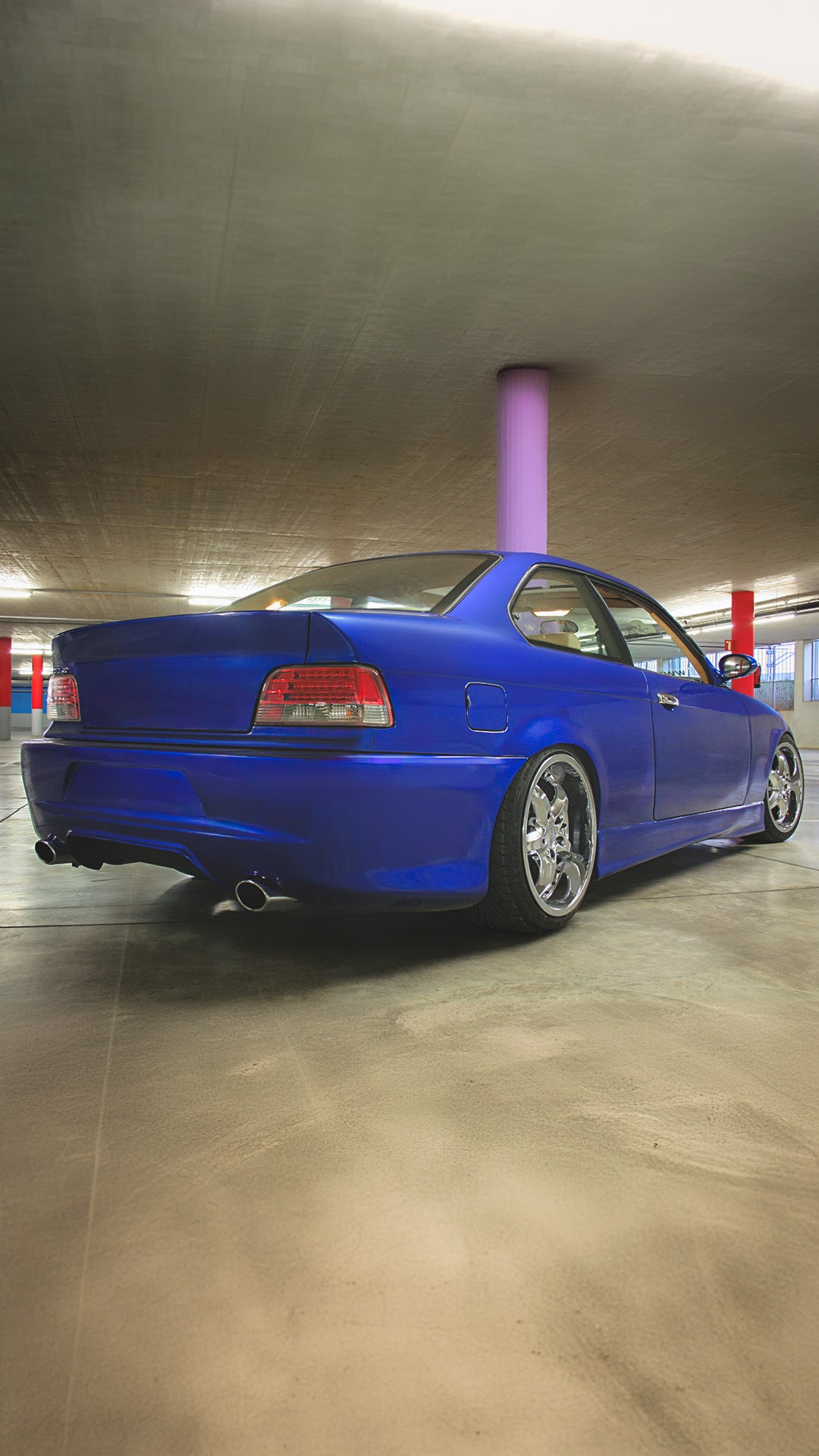 Bmw E36 Mlin tuning portón trasero y paragolpes trasero artesanales