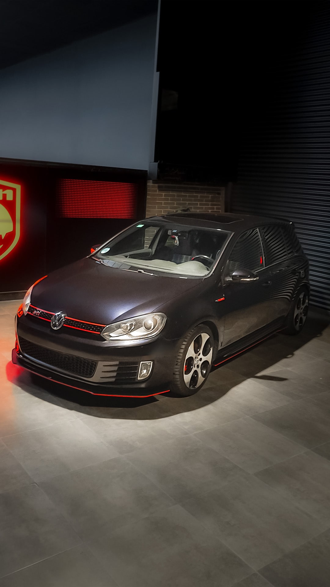 Volkswagen Golf GTI MK6 lip delantero Maxton design