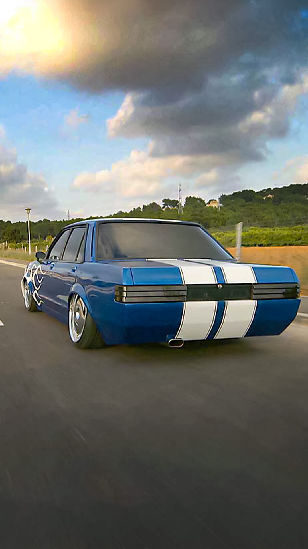 Ford Granada Mlin Tintado de pilotos trasero