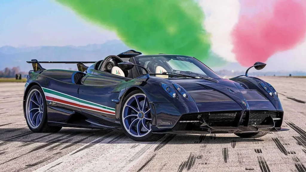 Imagen de un coche de la marca Pagani