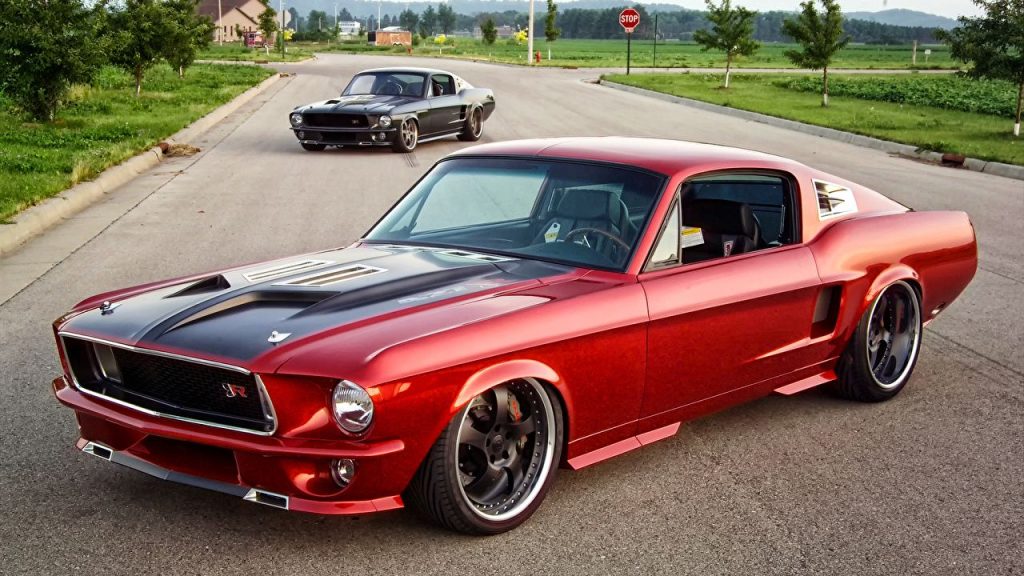 Imagen de uno de los mejores coches americanos tuneados clásicos.