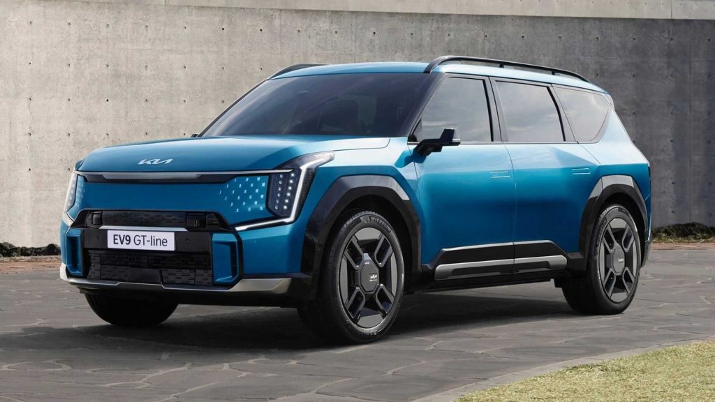 Kia EV9, uno de lso mejores coches electricos del 2024 por su calidad precio y autonomía