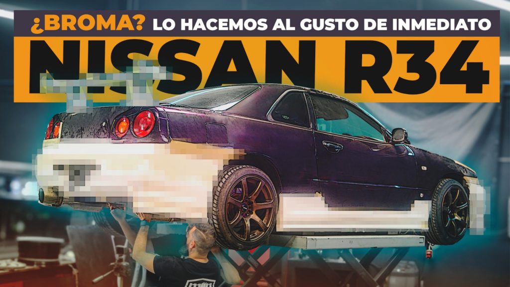 Ury G nos dejó su Nissan R34 y nos dijo: «lo de solo montar un body kit era broma»