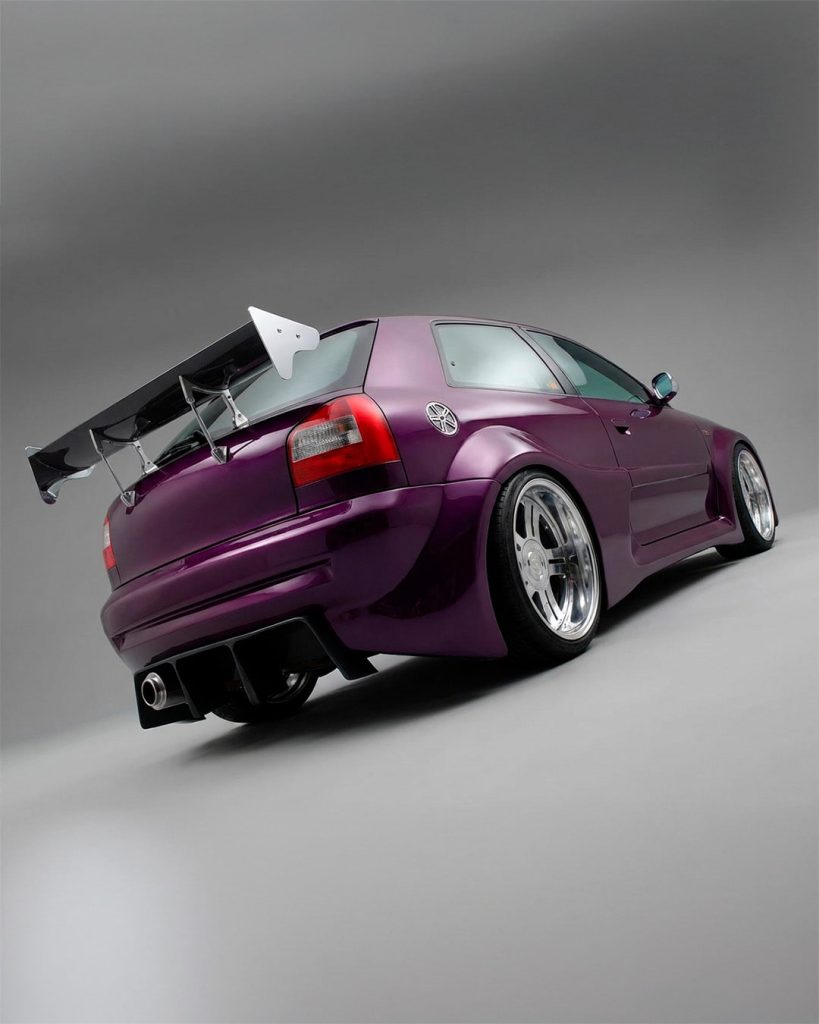 Audi A3 8L Mlin tuning hand made rear view wide body kit