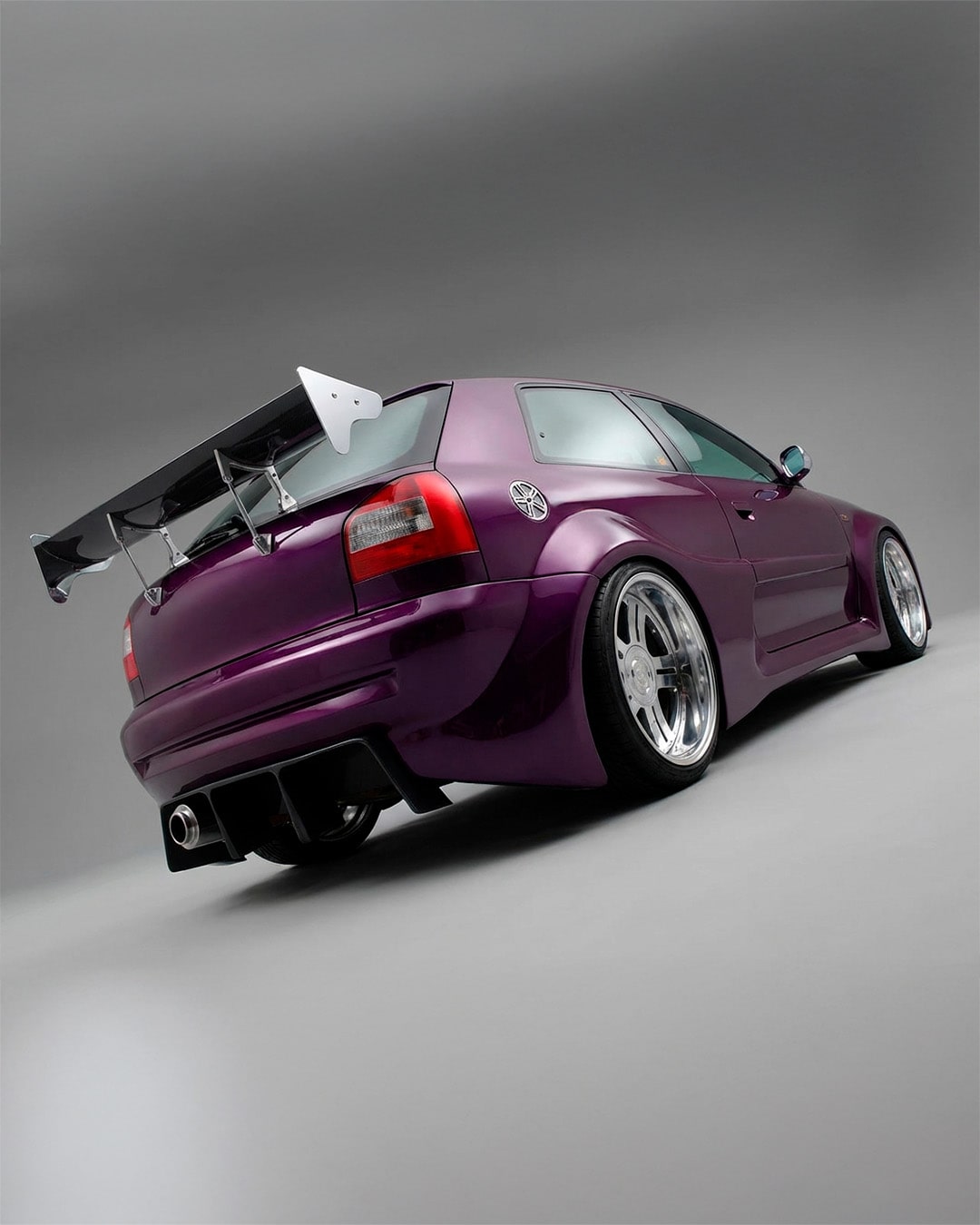 Audi A3 8L Mlin tuning hand made rear view wide body kit