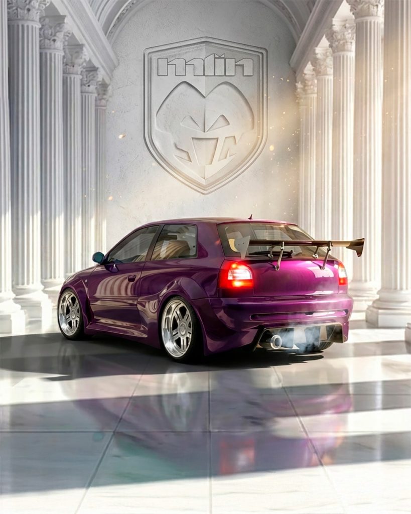 Audi A3 8L Mlin tuning difusor trasero