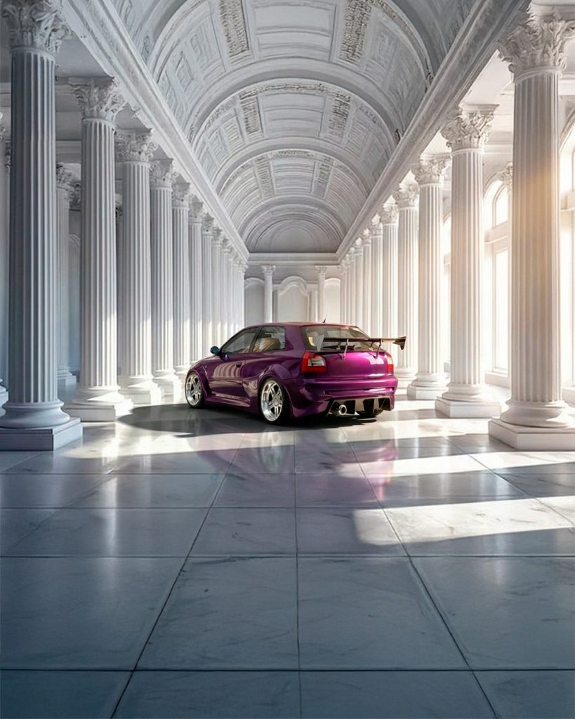 Audi A3 8L Mlin tuning aleron