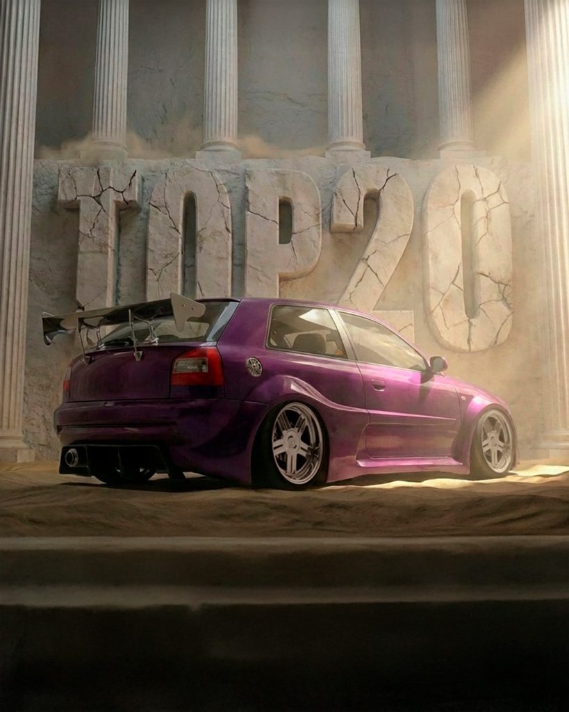 Audi A3 8L Mlin tuning wide body kit