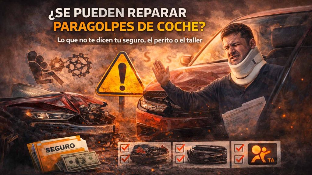 👉 Reparar paragolpes de coche: el riesgo que tu seguro y perito ocultan – Documentos oficiales. Reclama a tu aseguradora