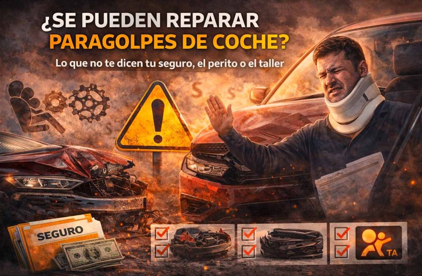 👉 Reparar paragolpes de coche: el riesgo que tu seguro y perito ocultan – Documentos oficiales. Reclama a tu aseguradora